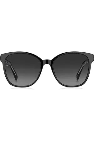 Tommy Hilfiger Lunettes de Soleil TH 1811/S BLACK/GREY SHADED 55/17/140 femme