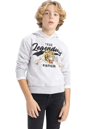 DeFacto Sweat-shirt pour garçons - sweat-shirts confortables pour enfants - pulls élégants et pulls en polaire pour garçons
