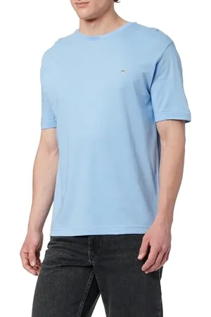 GANT Printed Archive Shield Tshirt T-Shirt, Clear Sky, S Hommes