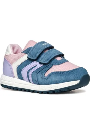 Geox Garçon Fille B ALBEN Girl A Basket, Avio/Pink, 26 EU