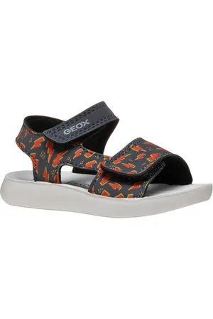 Geox Bébé garçon B Sandal LIGHTFLOPPY, Navy/Red, 20 EU