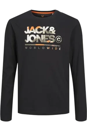 JACK&JONES JUNIOR JJLUKE Tee LS Crew Neck JNR, T-Shirt À Manches Longues