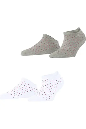 ESPRIT Femme Fine Dot Multipack W Sn Coton Fantaisie Chaussettes De Sport, , 35-38 EU