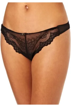 Gossard Superboost Lace Black Thong - Culotte - Femme - - Taille S