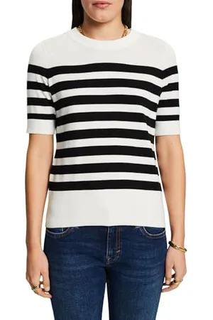 ESPRIT 994ee1i310 Sweater, 111/Off White 2, S Femme