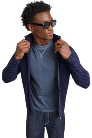 G-Star Homme Veste En Maille Double Collar, , M