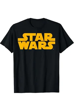 STAR WARS Classic Original Gold Yellow Logo T-Shirt