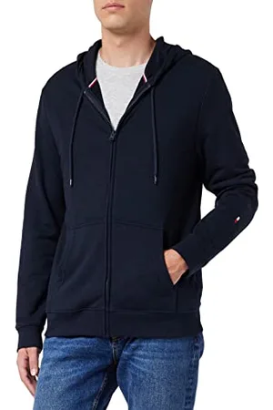 Tommy Hilfiger Sweat À Capuche Homme Fermeture Éclair Zip, , XL