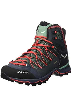 Salewa Mountain Trainer Lite Mid Gore-Tex Bottes de Randonnée Femmes, Vert, 8.5