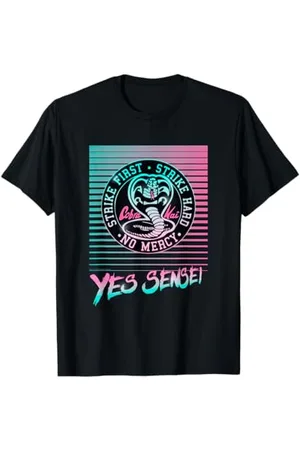 Cobra Kai Oui Sensei Retro Neon T-Shirt