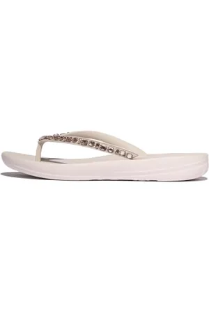 FitFlop Femme Iqushion Multi-Crystal Ergonomic Flip-Flops Tongues, , 38 EU