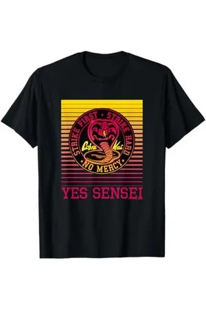 Cobra Kai Oui sensei rétro dégradé T-Shirt