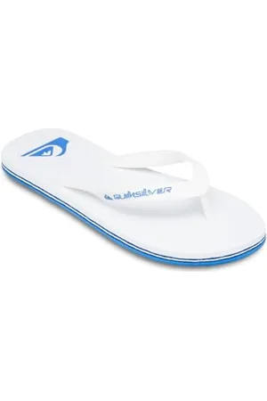 Quiksilver Homme Molokai Core. Sandale, Blanc/Bleu, 41 EU