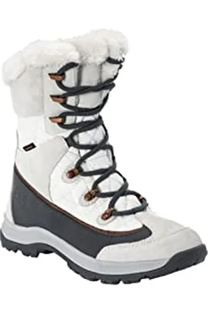 Jack Wolfskin Femme Aspen Texapore High W Botte de Neige, White/Silver, 37 EU