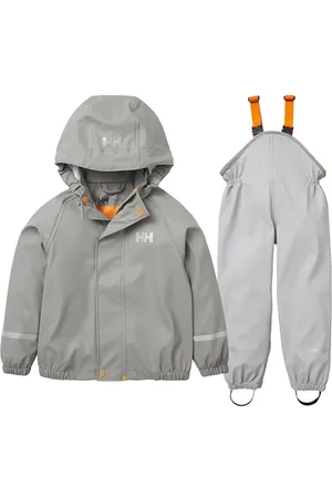 Helly Hansen Enfants Unisexe K Bergen 2.0 Pu Rainset 6 Blanc et crème