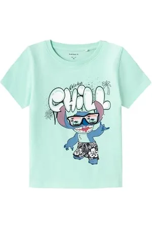NAME IT NMMMANUEL Stitch SS Top Box WDI, T-Shirt Garçon,