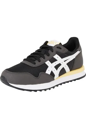 Asics Homme Tiger Runner II Sneaker, Noir/Blanc, 40 EU