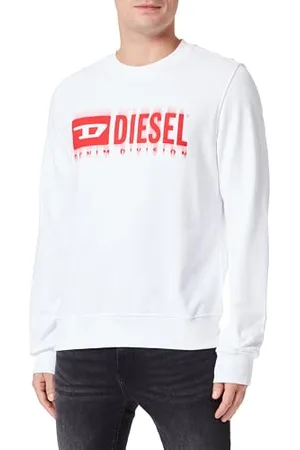 Diesel _S-Ginn-L8 Felpa_Sweatshirt_Blanc_L