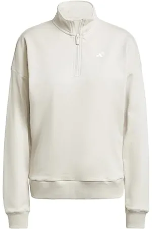 adidas Femme Essentials Small Logo French Terry Quarter Zip, , XS