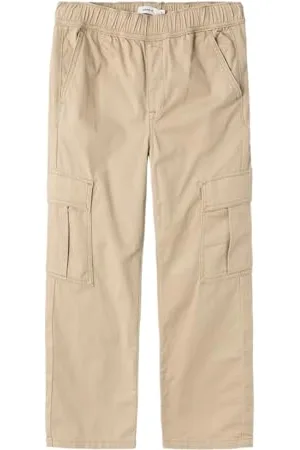 NAME IT NKMRYAN Straight Cargo Pants 1445-NT TB, Pantalon Cargo Garçon,
