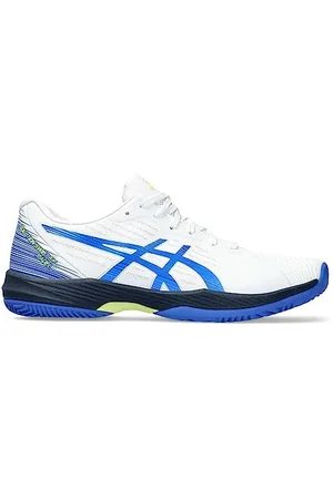 Asics Homme Solution Swift FF Padel Sneaker, White/Illusion Blue, 39 EU