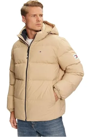Tommy Hilfiger Doudoune Homme Essential Down Jacket Chaude, Beige (Gentle Gold), XXL