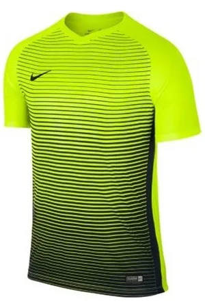 Nike SS YTH Segment IV JSY Maillot Manches Courtes pour Homme, Jaune (Volt/Midnight Navy/Black), L