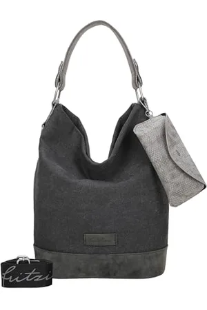 Fritzi aus Preußen Izzy07 Canvas 0001 Black, Sac Hobo Femme