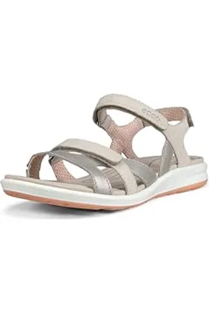 Ecco Cruise Ii, Sandales de Randonnée femme, (Silver Grey/Gravel/Rose Dust), 37 EU