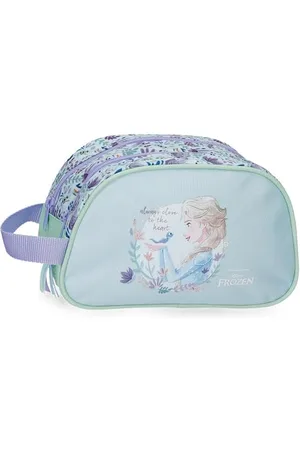 Disney La Reine des Neiges Close to The Heart Trousse Scolaire, Trousse infafntil, fabriquée en Polyester, Triple Compartiment pour améliorer l