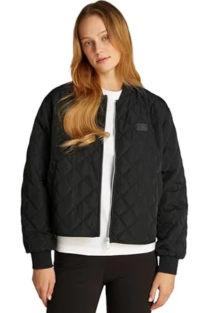 Calvin Klein Blouson Bomber Femme Quilted Jacket Léger, Noir , XL