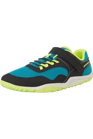 Merrell Trail Glove 7 A/C Baskets Noir/Bleu Sarcelle/Vert Citron, 48 EU, Noir, Bleu Sarcelle, Citron Vert, 13 UK