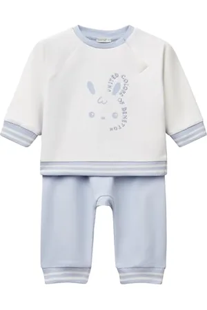 Benetton Comp(Maglia+Pant) 3mduak00q Pantalon, , 12 Mois Bébé garçon