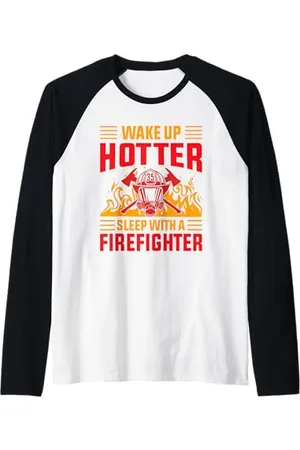 Iron Kor Wake Up Hotter Sleep With A Firefighter Manche Raglan