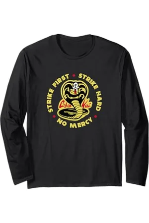 Cobra Kai Frapper le premier cobra logo Manche Longue