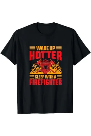 Iron Kor Wake Up Hotter Sleep With A Firefighter T-Shirt