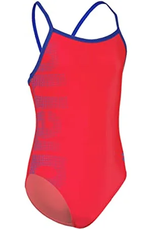 Arena Maillot de Bain pour Fille Logo, Maillot de Bain pour Fille en Tissu Souple à Séchage Rapide