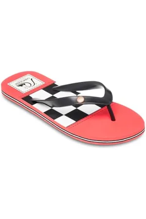 Quiksilver Homme Molokai Originals. Sandale, Noir à Carreaux, 43 EU