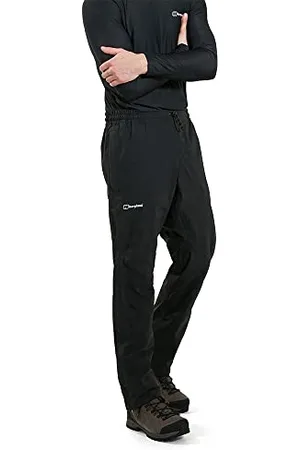 Berghaus Homme Alluvion Pantalon de Pluie, Black, 2XL Long (33 inches)