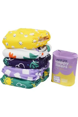 Bambino Mio Pack de couches lavables, Le pack Essai,100 des voiles et 5 couches