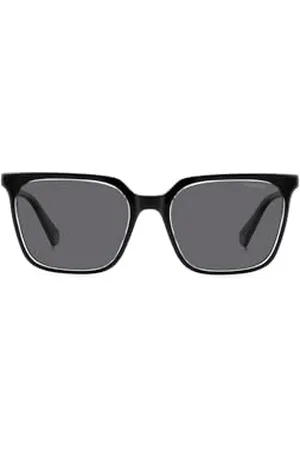 Polaroid PLD 4163/S Lunettes de Soleil, Noir-Cristal, 55 Femme