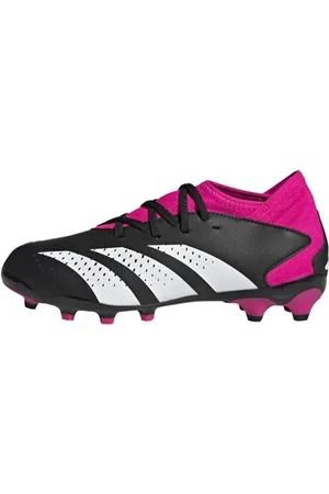 adidas Predator Accuracy.3 Multi-Ground Boots Chaussures de Football, Core Black/Cloud White/Shock Pink, 28 EU