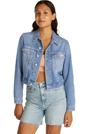 Calvin Klein Veste en Jean Femme Cropped 90