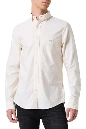 GANT Reg Oxford Banker T-Shirt à Rayures Chemise, , XL Hommes