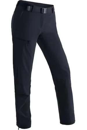 Maier Sports Inara Slim, Pantalon de randonnée pour Femme, Pantalon Outdoor déperlant pour Le Trekking et la randonnée, Coupe ajustée, sans PFC, MSTRETCH Pro 4 et Dryprotec, Bleu, 42 (W33/L32)