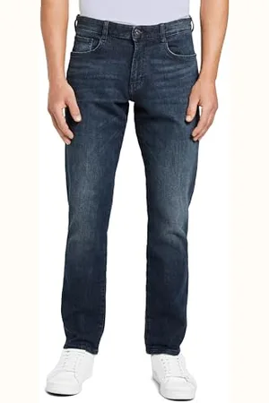 TOM TAILOR Homme Jean Coupe Droite Marvin, Mid Stone Wash Denim, 31W / 32L