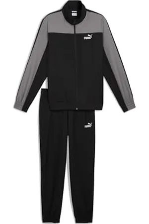 PUMA Woven Colorblock Tracksuit, Costumes tissés Mixte, Black
