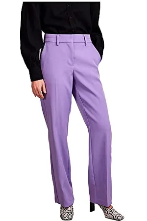 Y.A.S Bluris Flared Mid Waist Pants L