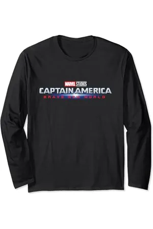 Marvel Studios Captain America: Brave New World Movie Logo Manche Longue