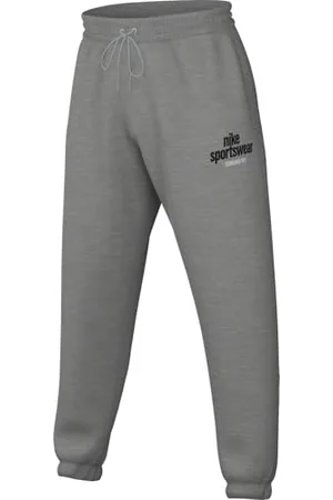 Nike Sportswear Club HJ2185-063 Pantalon en Polaire avec Poignets élastiques, pour Homme, Gris foncé chiné/Gris fumé/Noir Taille M